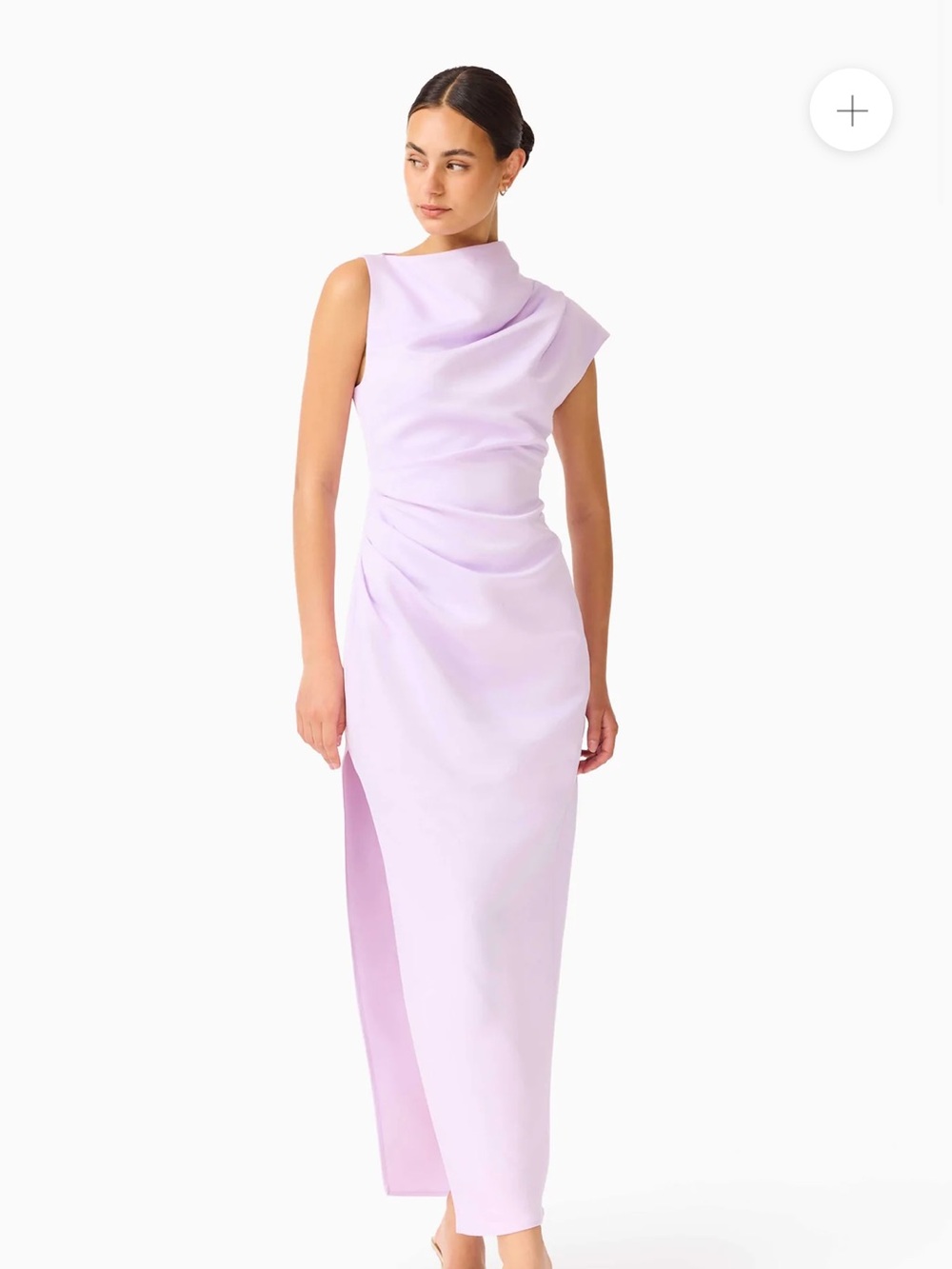 Elliatt Lilac One-Shoulder Maxi Dress - Picture 2 of 5